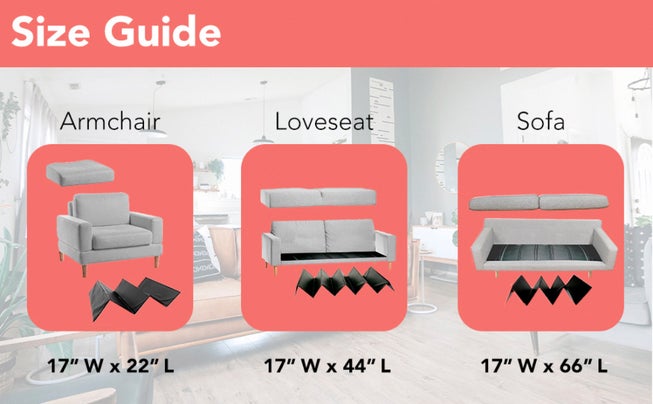 Adjustable Cushion Support Seat Savers, Recliner image number 6