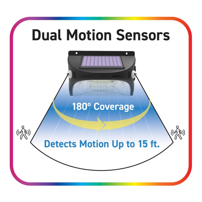 SensorBrite® Spectrum Solar-Powered LED Light image number null