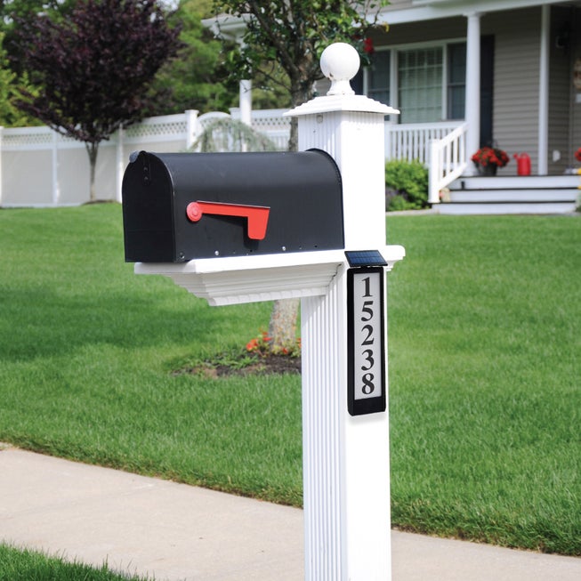 SensorBrite® Solar-Powered Address Sign image number null