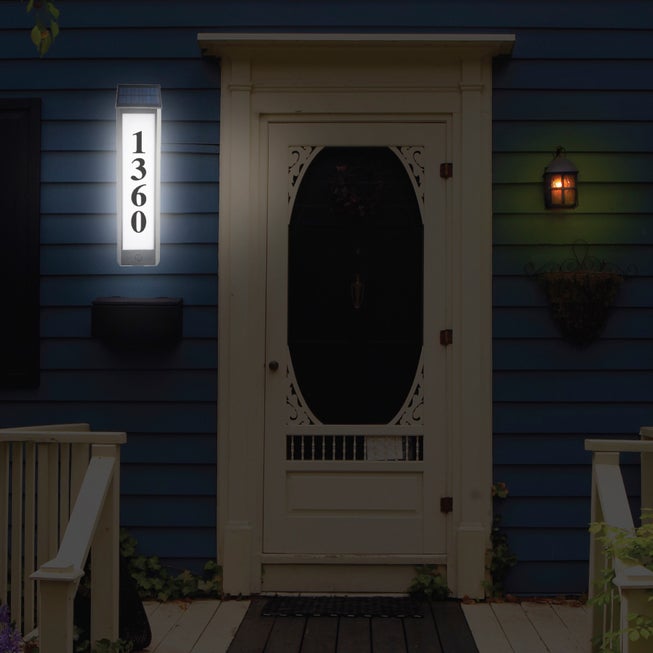 SensorBrite® Solar-Powered Address Sign image number null