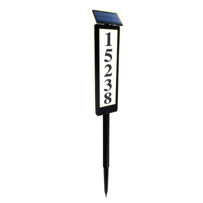 SensorBrite® Solar-Powered Address Sign image number null