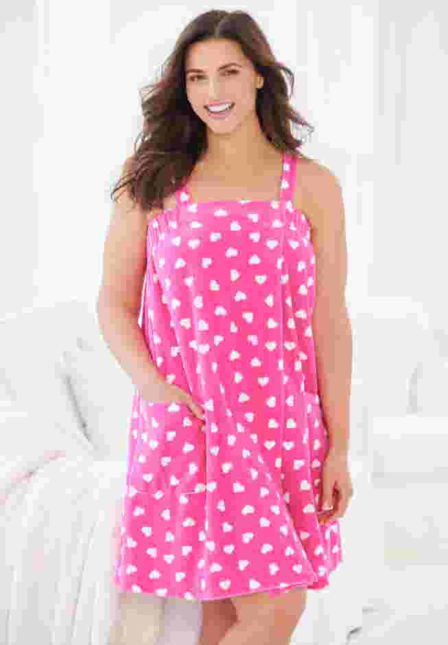 Dreams & Co.® Velour Towel Wrap image number 5