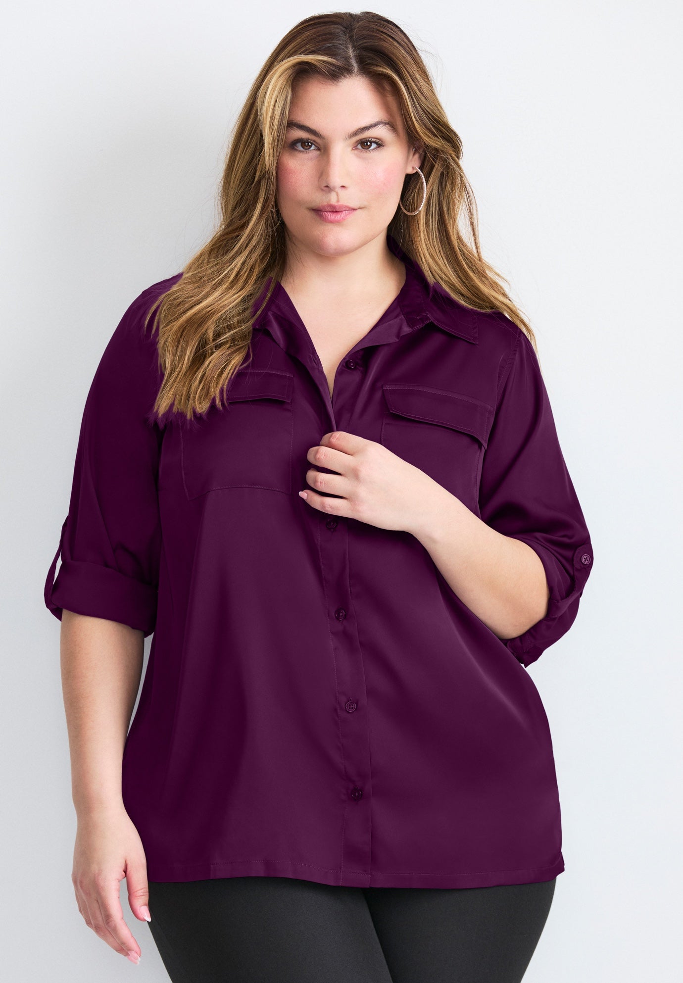 Sateen Utility Shirt image number 3