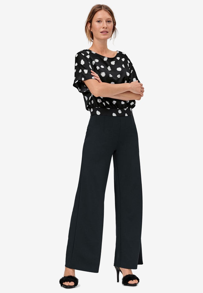 Wide Leg Soft Pants image number 2