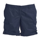 Stretch Mid-rise Cargo Convertible Bermumda Shorts image number null
