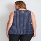 Sleeveless Double Layer Swing Tank image number 1