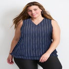 Sleeveless Double Layer Swing Tank image number 0