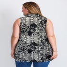Zip Neck Hi-Low Shirt image number 1
