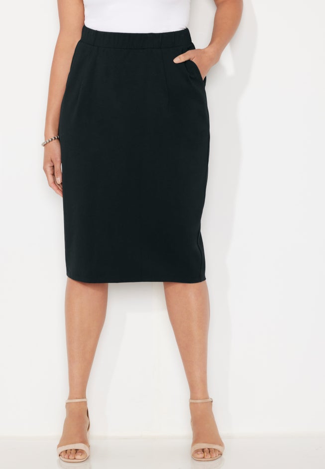 Liz&Me® Ponte Pencil Skirt image number 0