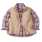 Zip-Front Quilted Vest image number null