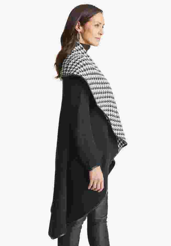 Faux Leather-Trim Sweater image number 2