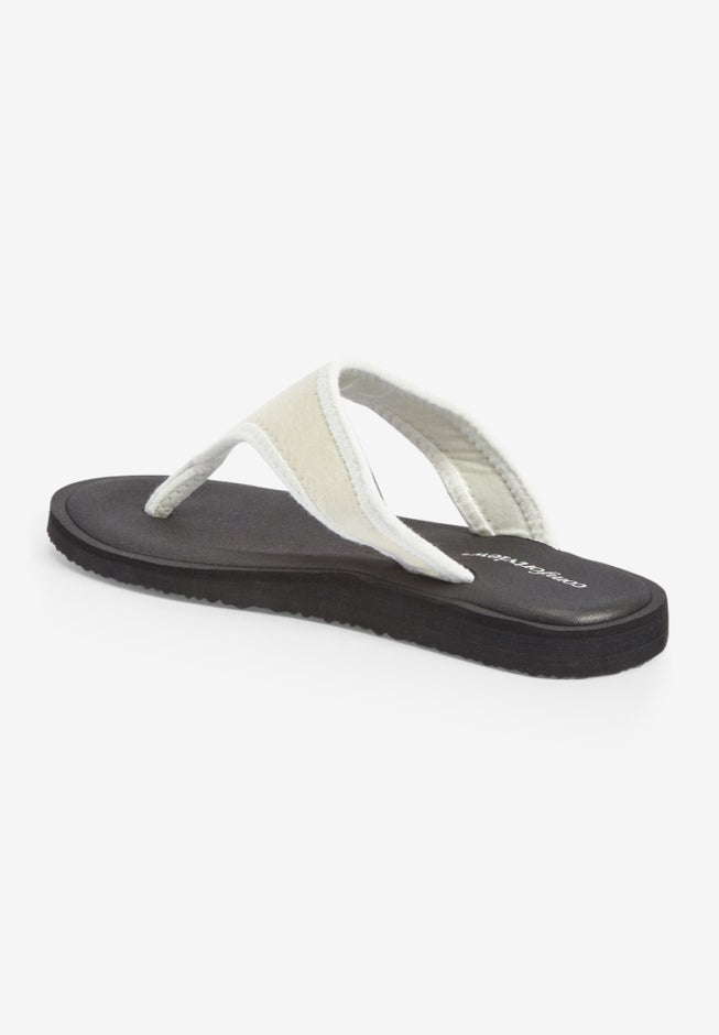 The Sylvia Soft Footbed Thong Slip On Sandal image number 1