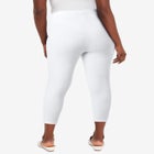 Everyday Stretch Cotton Capri Legging image number null