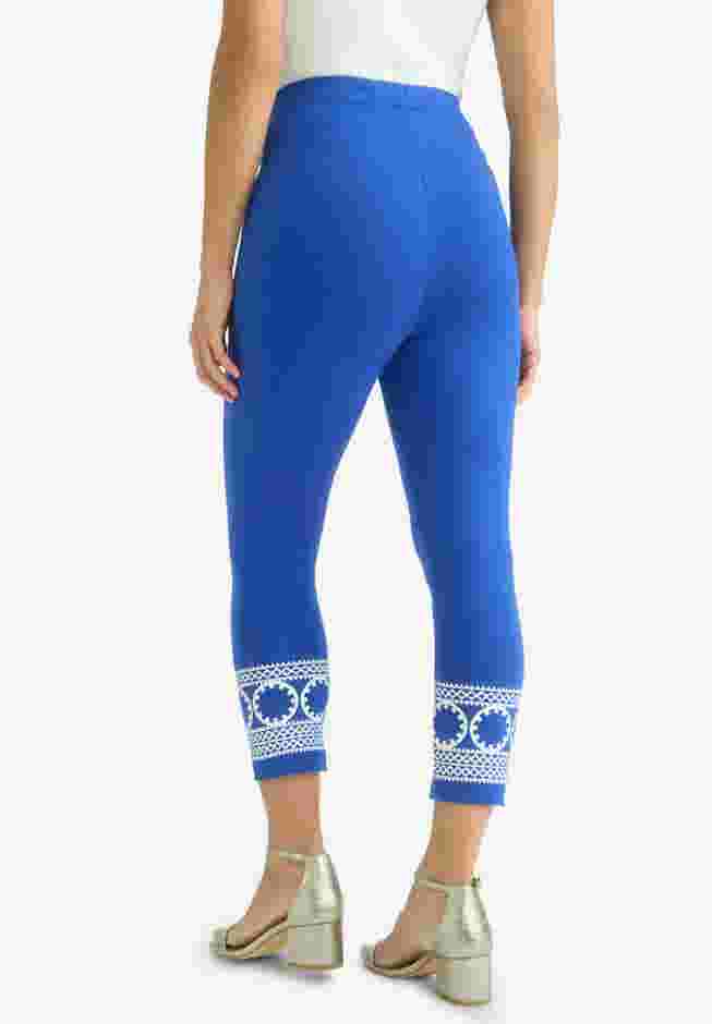 Everyday Stretch Cotton Capri Legging image number 2