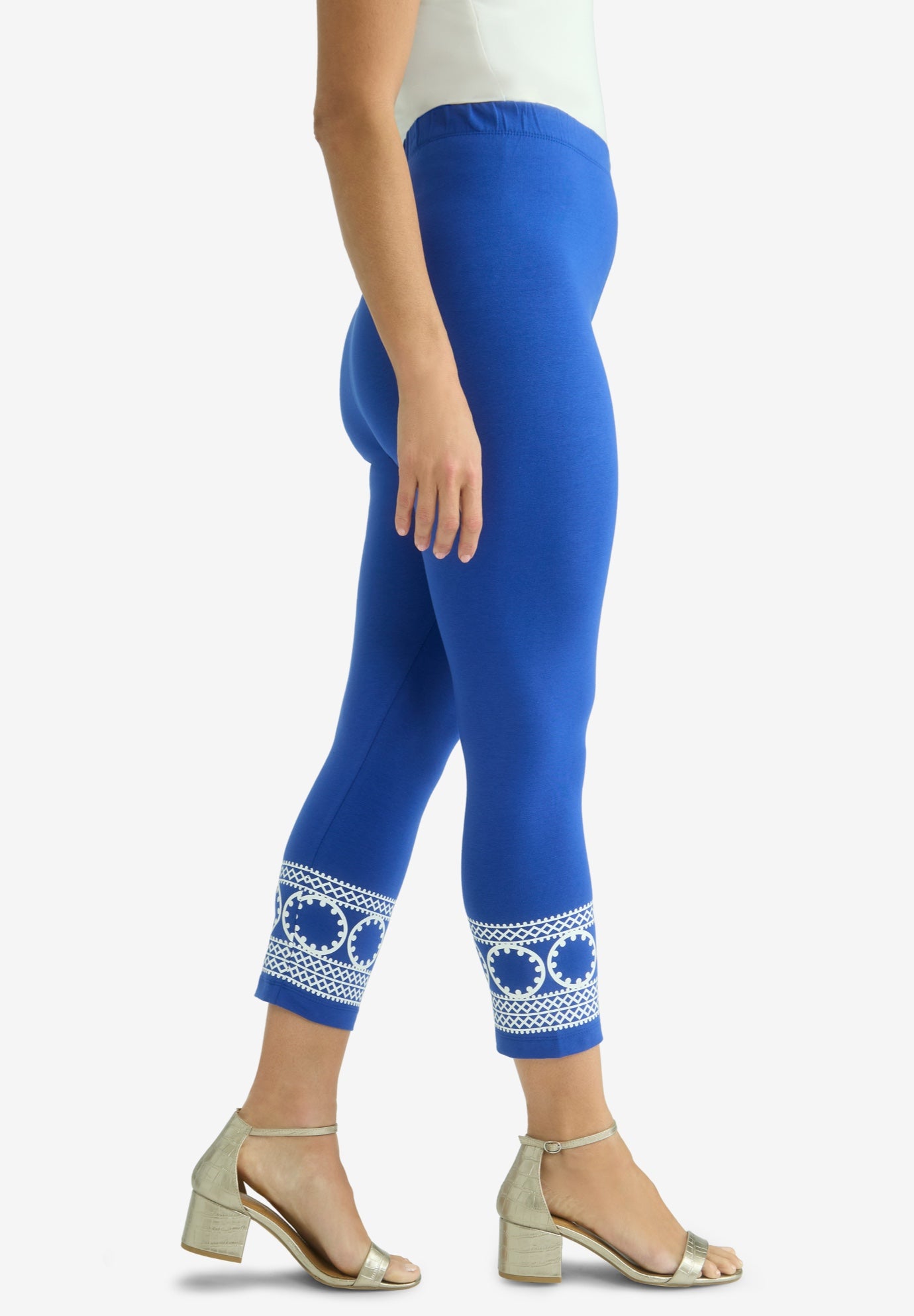 Everyday Stretch Cotton Capri Legging image number 1