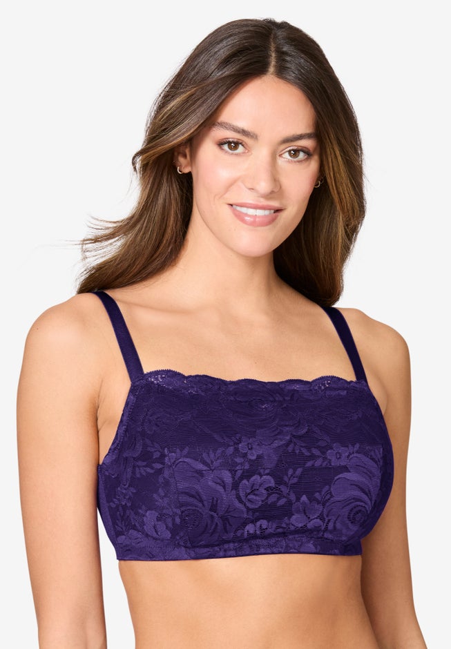 Lace Wireless Cami Bra image number 3