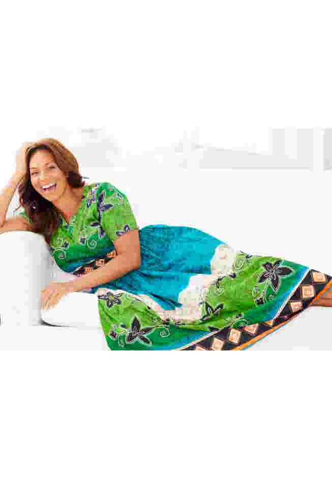 Long Crinkle Cotton Lounger image number 4