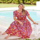 Long Crinkle Cotton Lounger image number null