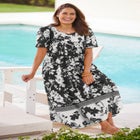 BIB-FRONT SHORT SLEEVE MAXI LOUNGER image number null