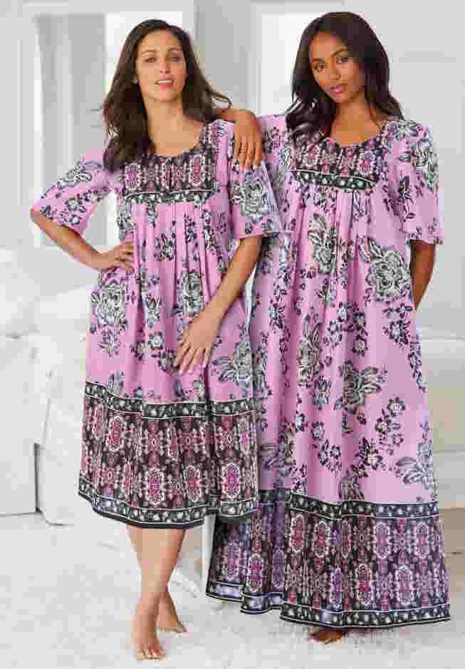 Mixed Print Short Lounger image number 4