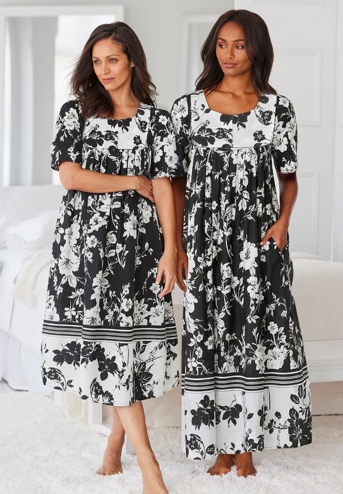 Mixed Print Short Lounger image number 3