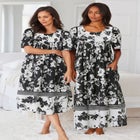 Mixed Print Short Lounger image number null