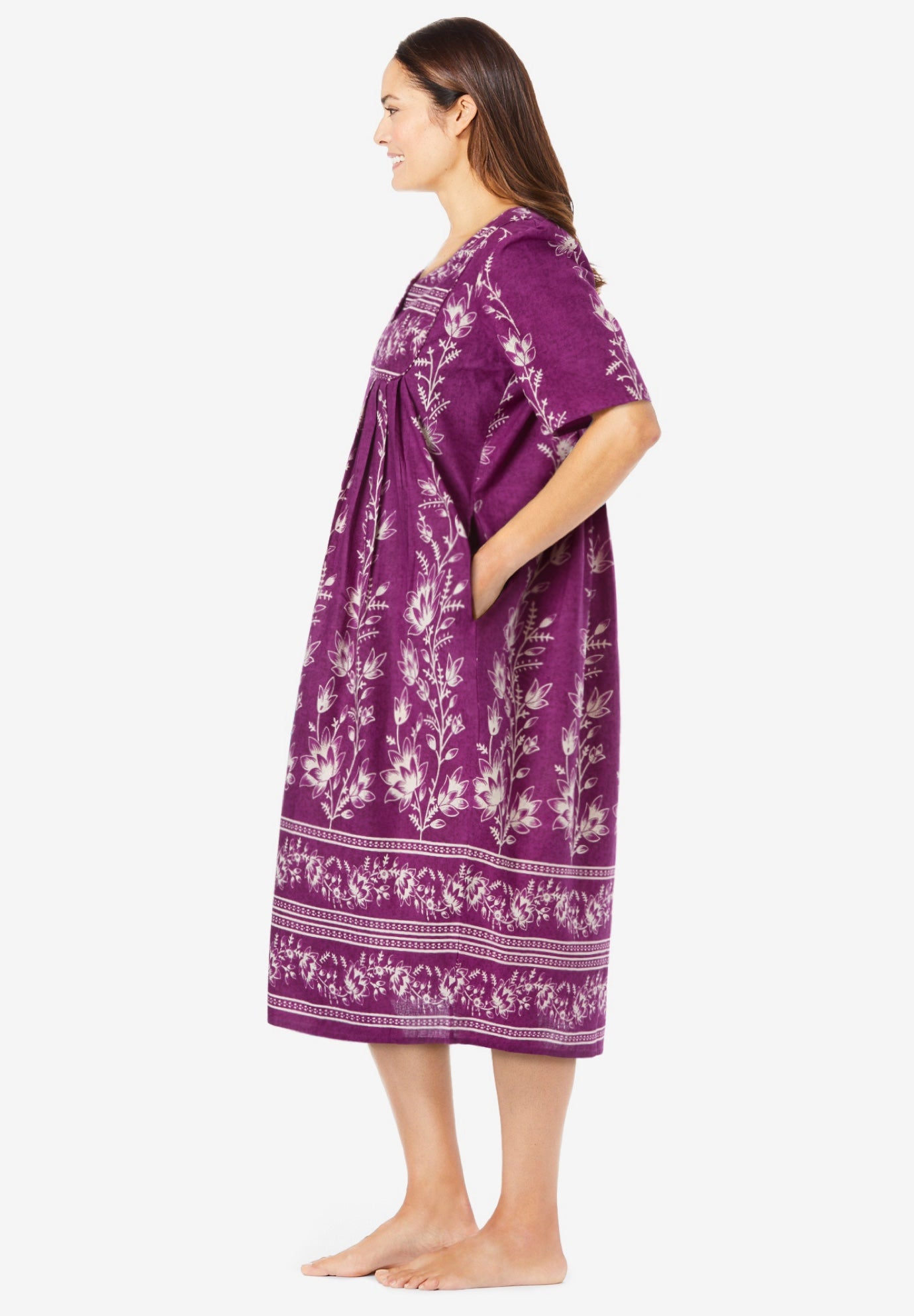 Mixed Print Short Lounger image number 2