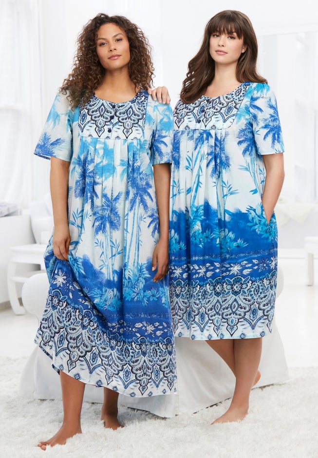 Mixed Print Short Lounger image number 6