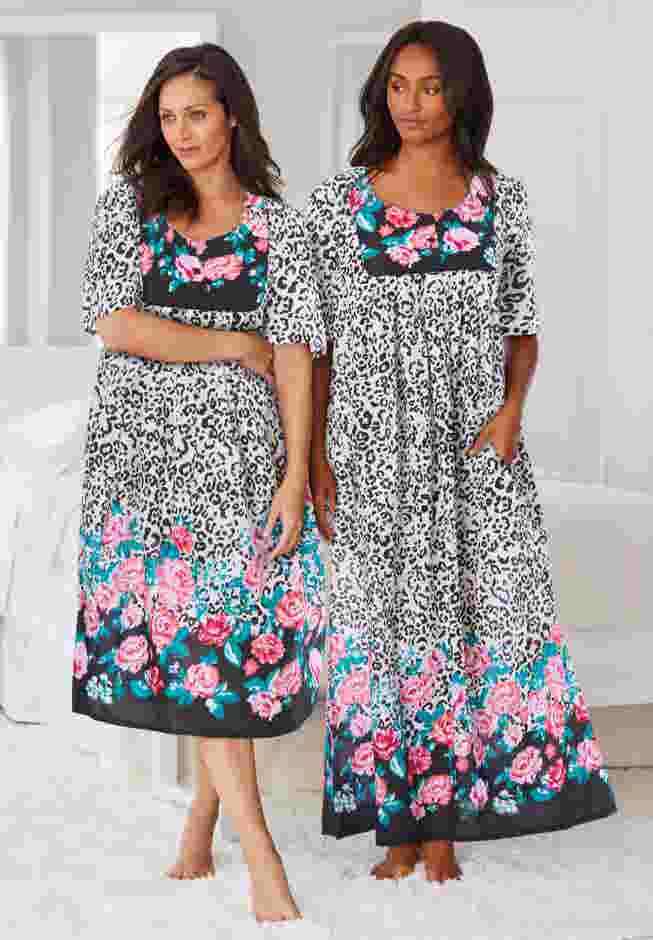 Mixed Print Short Lounger image number 5