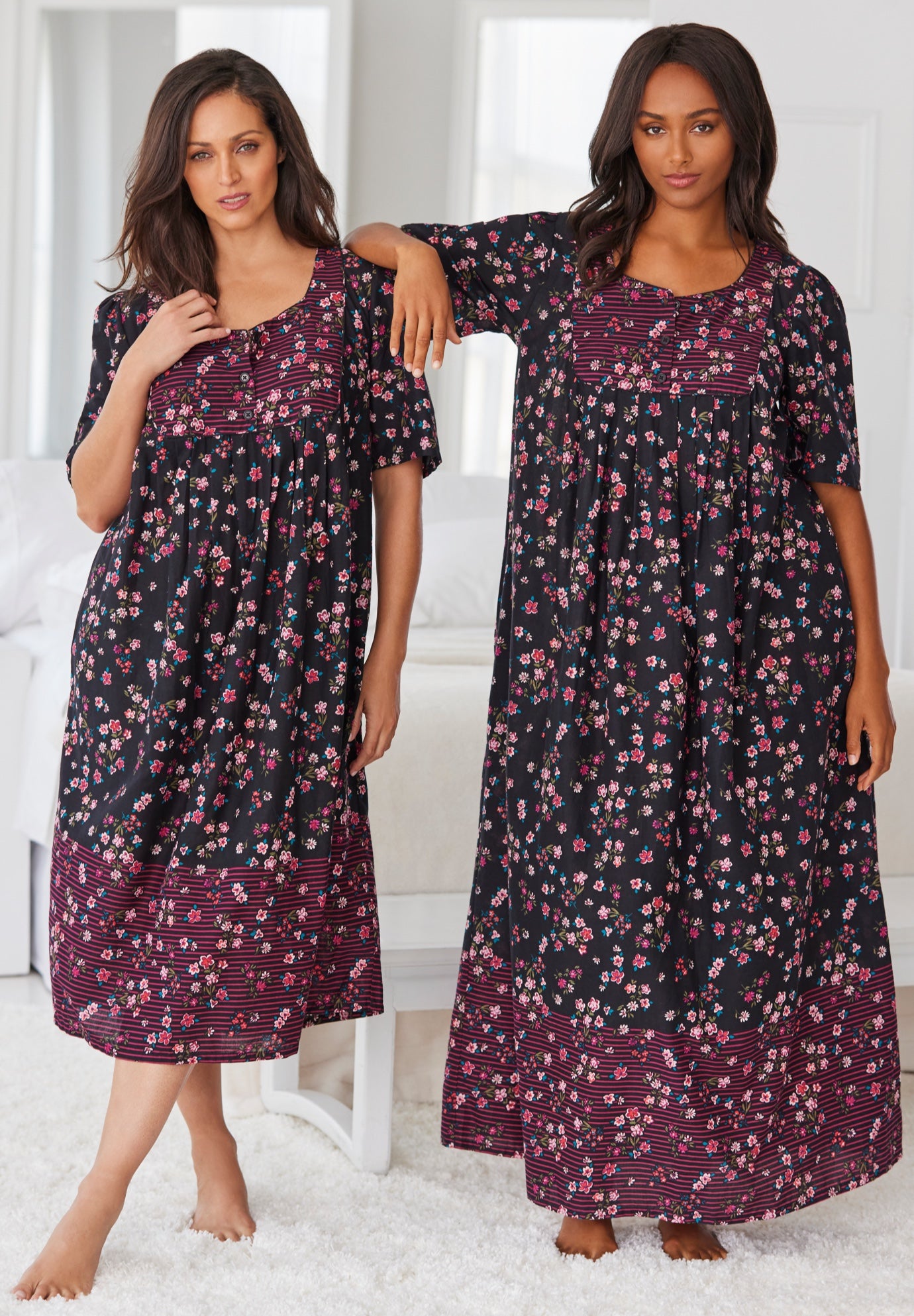 Mixed Print Short Lounger image number 3