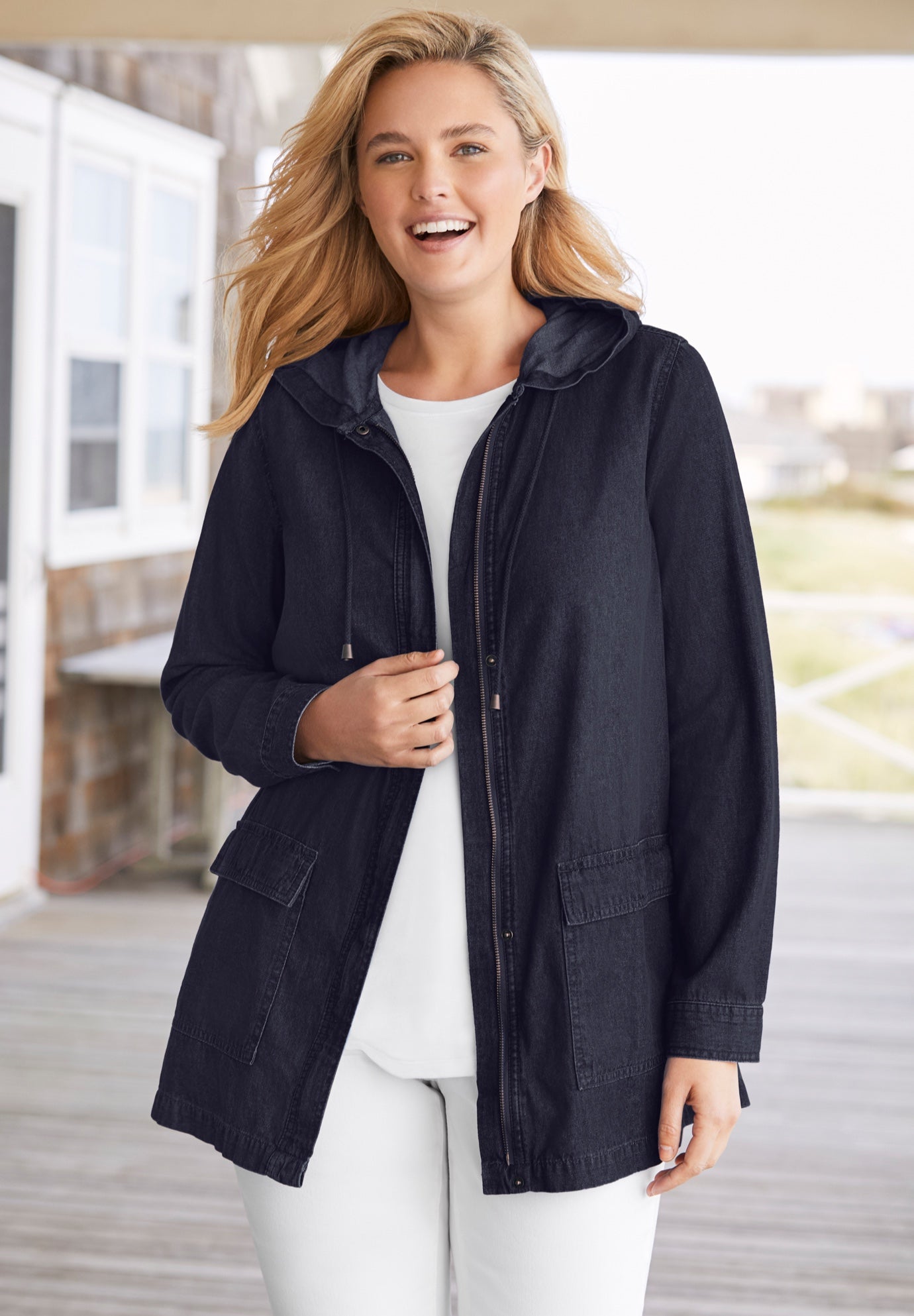 Lightweight Utility Hoodie Jacket image number 0