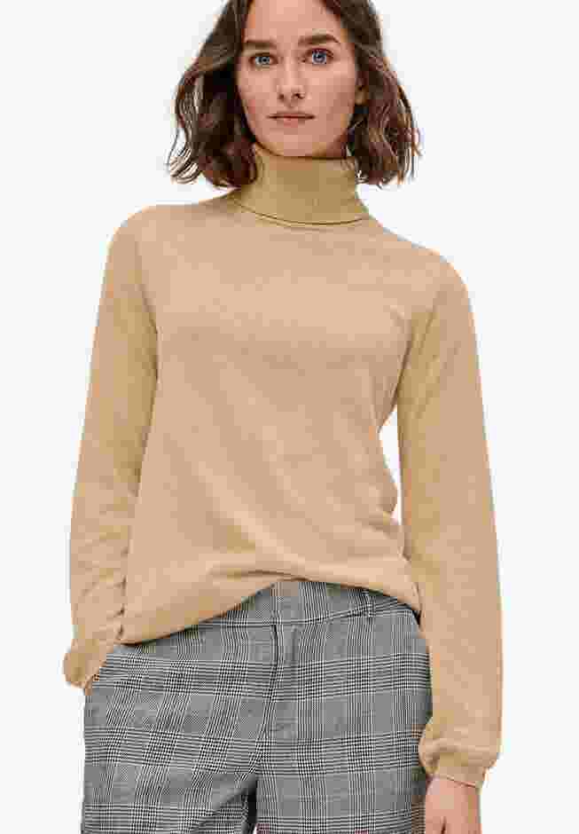Blouson Sleeve Turtleneck image number 0