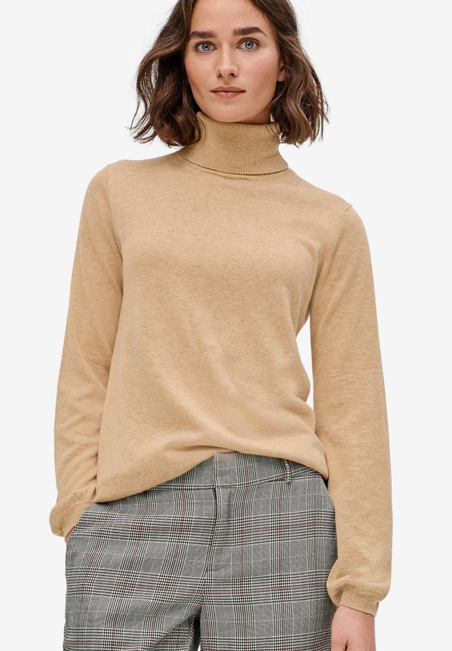 Blouson Sleeve Turtleneck image number null