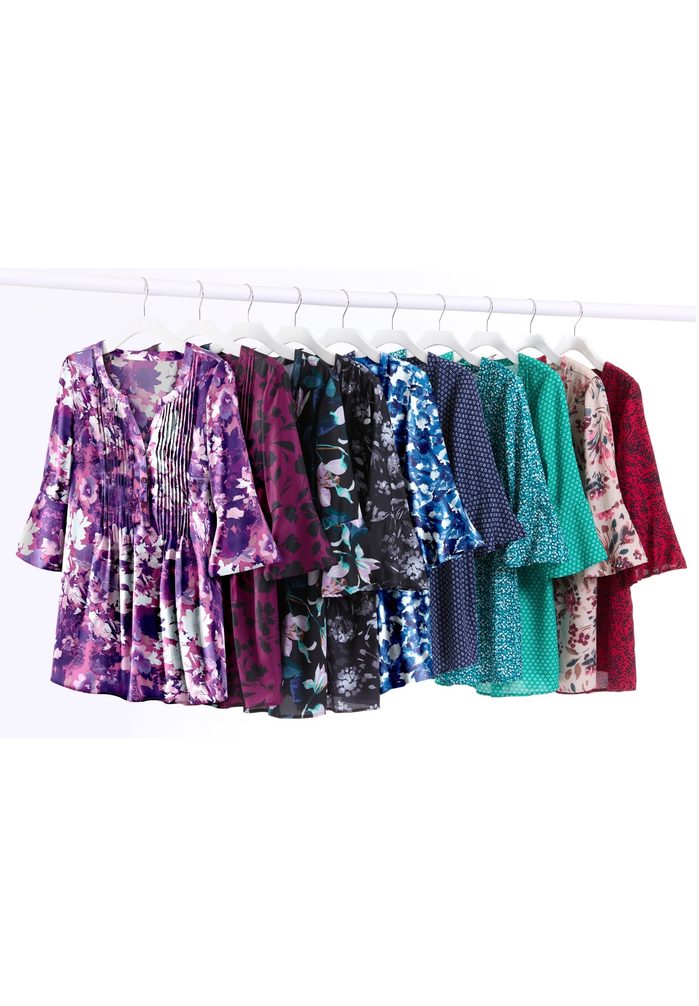 Georgette Pintuck Blouse image number 3