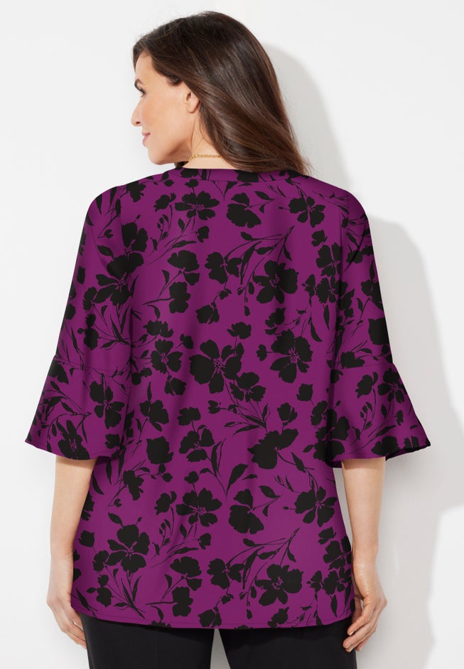 Georgette Pintuck Blouse image number 1