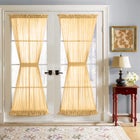 BH Studio Sheer Voile Door Panel With Tiebacks image number 0