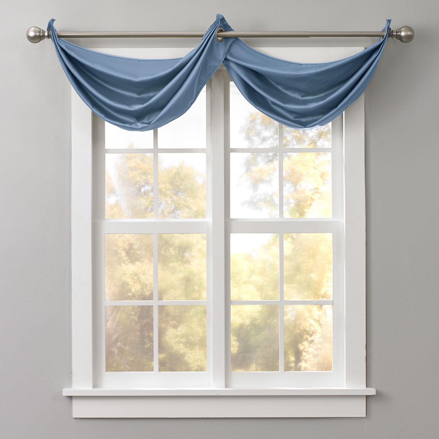 BH Studio Room-Darkening Waterfall Grommet Valance image number 0