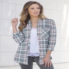 Plaid Flannel Tunic image number null