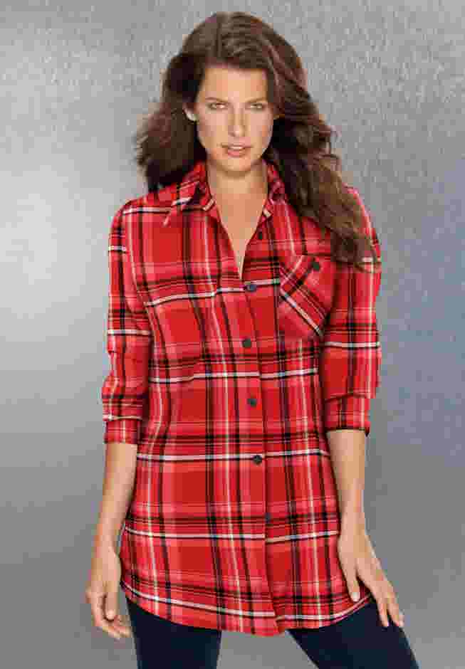 Plaid Flannel Tunic image number 8