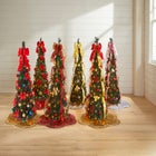 Fully Decorated Pre-Lit 4&frac12; Ft. Pop-Up Christmas Tree image number null