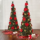 Fully Decorated Pre-Lit 4&frac12; Ft. Pop-Up Christmas Tree image number null