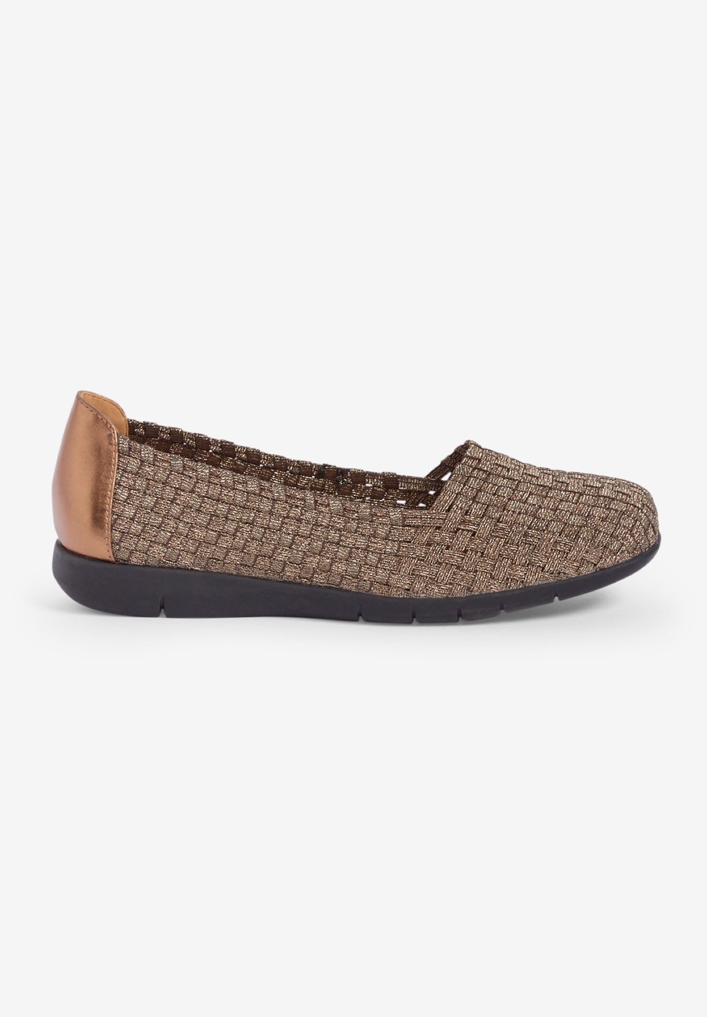 The Bethany Stretch Woven Slip On Flat image number 4