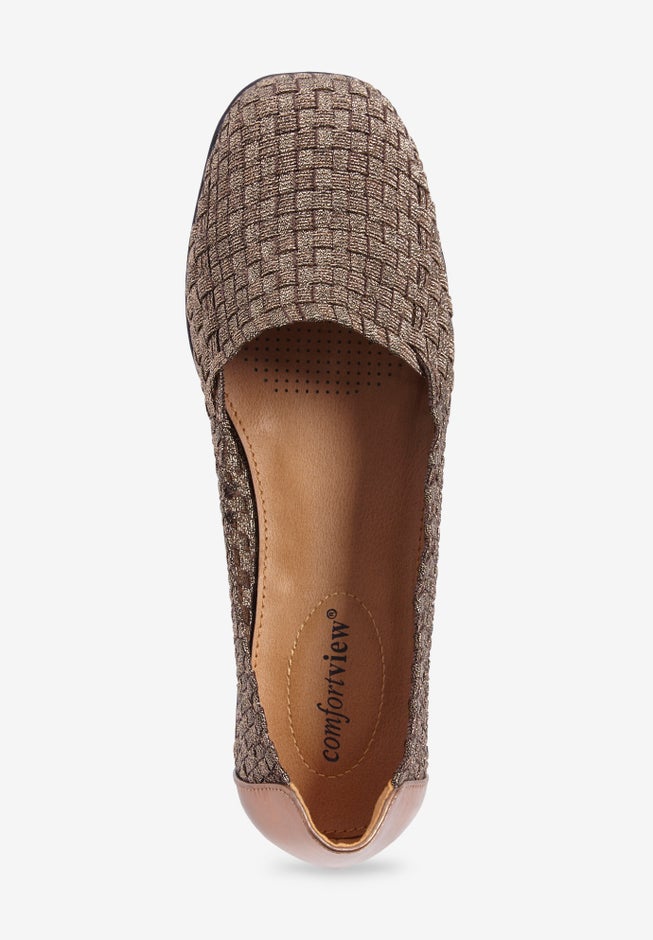 The Bethany Stretch Woven Slip On Flat image number 5
