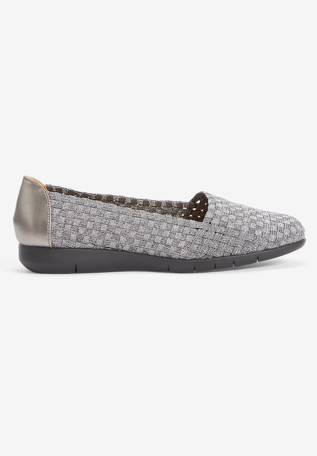 The Bethany Stretch Woven Slip On Flat image number 4