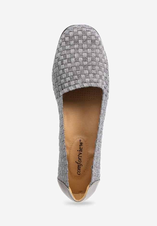 The Bethany Stretch Woven Slip On Flat image number 5