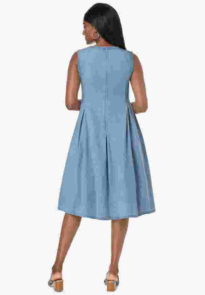 Cotton Denim Dress image number 1