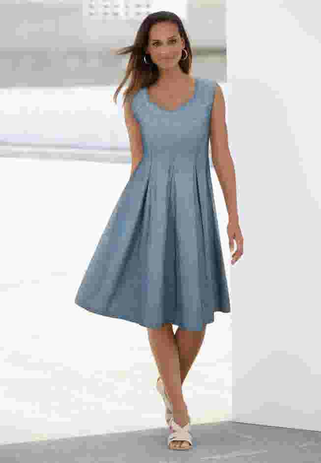 Cotton Denim Dress image number 3