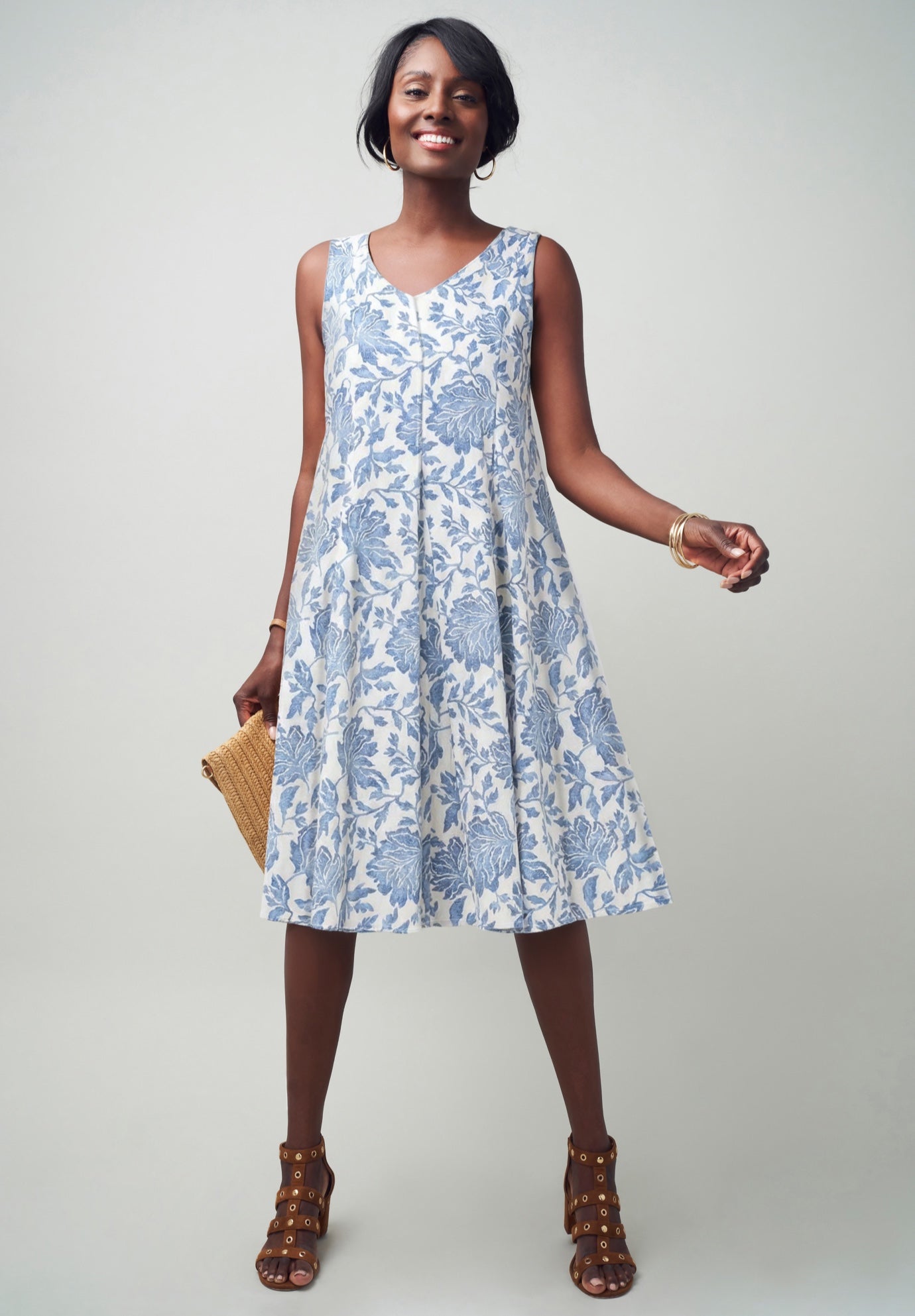 Cotton Denim Dress image number 0