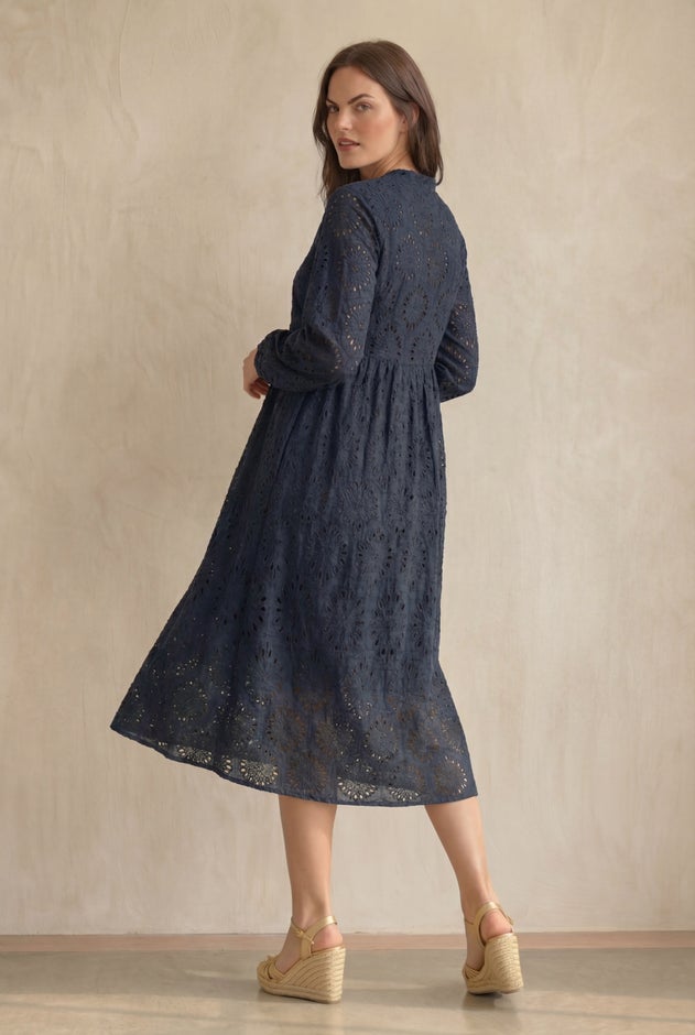cotton blouson dress Blouson Dress