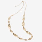 Long Hammered Statement Necklace image number null